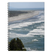 Ocean Beach Waves Kustlijn Zeegezicht Notitieboek (Voorkant)