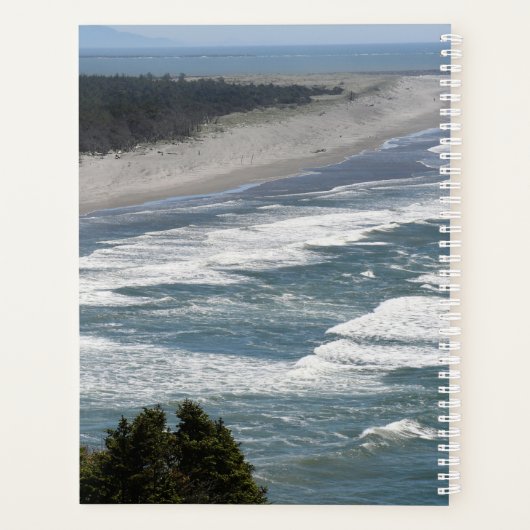 Ocean Beach Waves Kustlijn Zeegezicht Planner (Achterkant)
