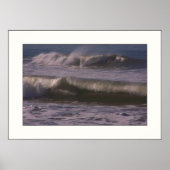 Ocean Beach Waves Print (Voorkant)