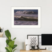 Ocean Beach Waves Print (Thuiskantoor)