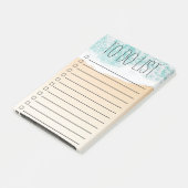 Ocean Beach Waves - Tropische lijst Post-it® Notes (Schuin)