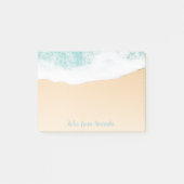 Ocean Beach Waves - Tropische naam Post-it® Notes (Voorkant)