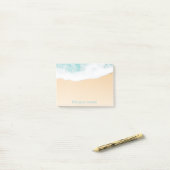 Ocean Beach Waves - Tropische naam Post-it® Notes (Op bureau)