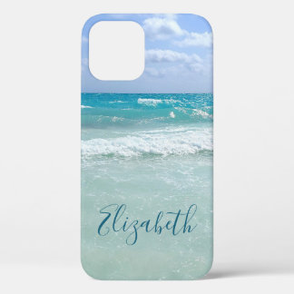 Ocean Beach Waves Voeg Jouw namen toe Case-Mate iPhone Case