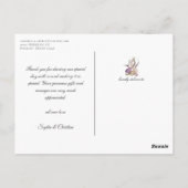 Ocean Beach Wedding Hartelijk dank Foto Card Brief Briefkaart (Achterkant)