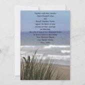 Ocean Beach Wedding Invitations Kaart (Voorkant)