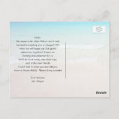 Ocean Beach Welkom terug naar School Briefkaarten (Achterkant)