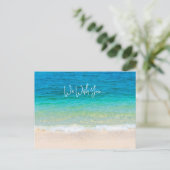 Ocean Beach Wens je een vrolijk kerstfeest Feestdagenkaart (Staand voorkant)