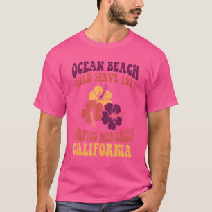 Ocean Beach Wilde Golf 1971 Surfherinneringen Cali T-shirt