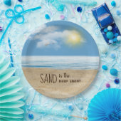 Ocean Beach with Seagull Paper Bord (Feest)