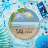 Ocean Beach with Seagull Paper Bord (Feest)