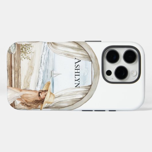 Ocean Beach Woman Case-Mate iPhone Case (Achterkant (horizontaal))