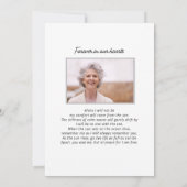 Ocean Beach Zandige voetsporen, viering van het le Kaart (Achterkant)