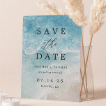 Ocean Beach Zee Destination Wedding Save the Date<br><div class="desc">Beach Ocean Destination Wedcoastal Save the Date</div>