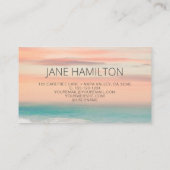 Ocean Beach Zee Reizen Visitekaartje (Achterkant)