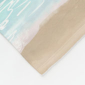 Ocean Beach Zee uitzicht 275 Fleece Deken (Hoek)