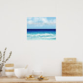 Ocean Beach Zee uitzicht 275 Poster (Keuken)
