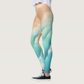 Ocean Beach Zee Waterverf sUMMER tHEME Leggings (Links)