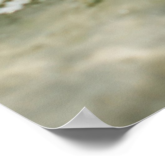 Ocean Beach Zee Waves Coastal Poster (Hoek)