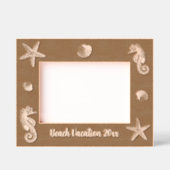 Ocean Beach Zeepaardje Zeesterren Krab & Shell Bor Gegraveerde Lijstjes (Voorkant)