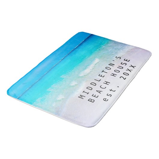 Ocean Beach Zomer Seaside Scene Badmat (Gekanteld)