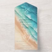 Ocean Beach Zomer Special All In One Uitnodiging (Binnen)