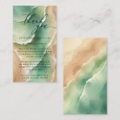 Ocean Beach Zomerfeest Dank je wel Sunny Informatiekaartje (Voorkant / Achterkant)