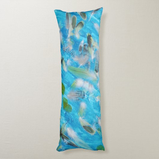 Ocean Birds Body Pillow Lichaamskussen (Achterkant (Verticaal))