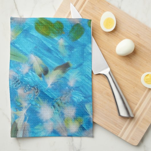 Ocean Birds Kitchen Towel Theedoek (Quarter Fold)