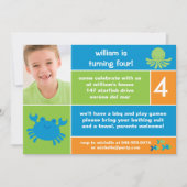 Ocean Birthday Party Invitation Kaart (Voorkant)
