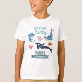 Ocean Birthday Party T-shirt (Voorkant)