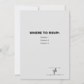 Ocean Bl. en Lt. Grey Virtual Bus. Opp. Mtng Save The Date (Achterkant)