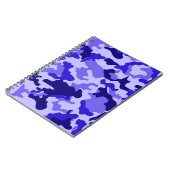 Ocean Blauw Camo Notitieboek (Linkerzijde)