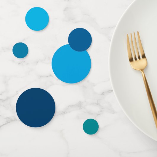 Ocean Blauw Gradiënt Thema Feest Tafel Confetti (Groep)