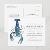 Ocean Blauwe Kreeft Bak Briefkaart (Voorkant / Achterkant)