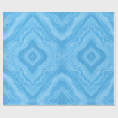 Ocean Blauwe Marmer Cadeaupapier (Vlak)