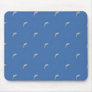 Ocean Blauwe Strand Thema Dolfijn Patroon Muismat