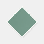 Ocean Blauwgroen papier servetten (Hoek)