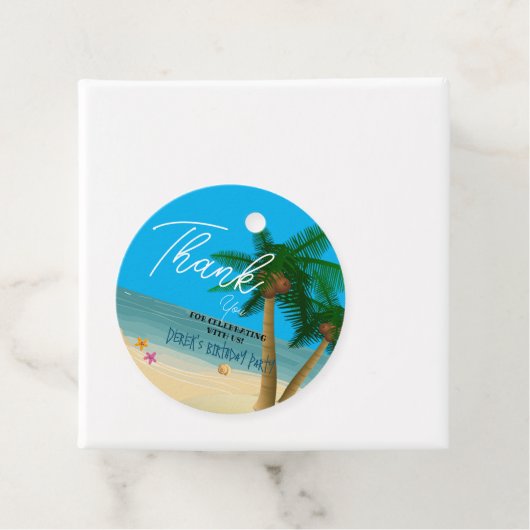 Ocean Bliss Celebrations Bedankjes Labels (In situ)