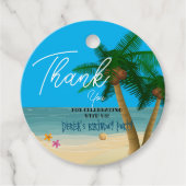 Ocean Bliss Celebrations Bedankjes Labels (Voorkant)