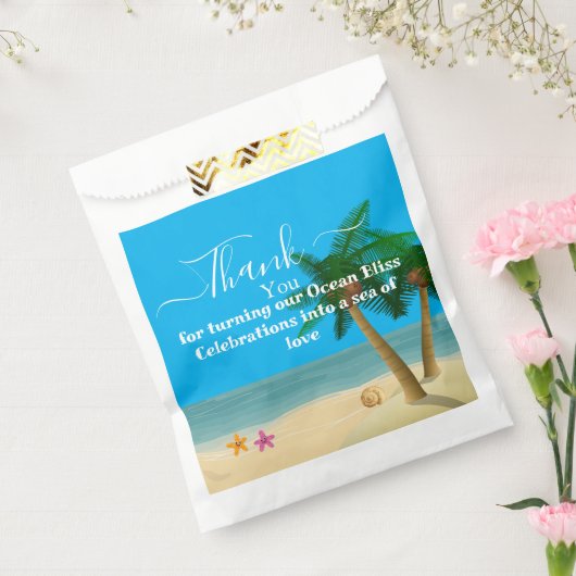 Ocean Bliss Celebrations Bedankzakje (Gezegeld)