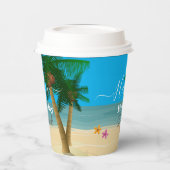 Ocean Bliss Celebrations Papieren Bekers (Links)