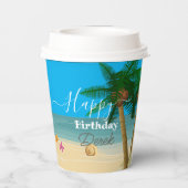 Ocean Bliss Celebrations Papieren Bekers (Achterkant)