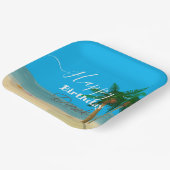 Ocean Bliss Celebrations Papieren Bordje (Gebogen)