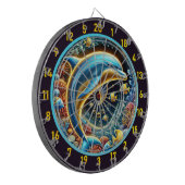 Ocean Bliss Dolphin Dartboard Design Dartbord (Voorkant Links)