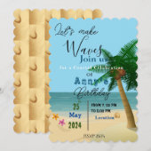 Ocean Bliss Feesten Kaart (Voorkant / Achterkant)