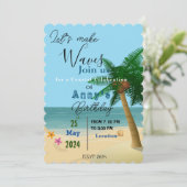 Ocean Bliss Feesten Kaart (Staand voorkant)