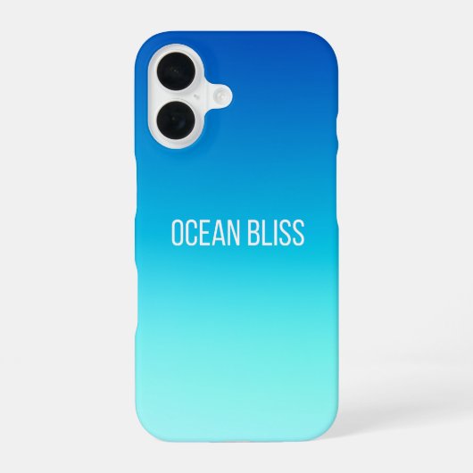 Ocean Bliss iPhone 16 Hoesje (Achterkant)