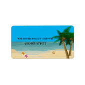 Ocean bliss vieringen etiket (Voorkant)