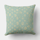 Ocean Bloom - Seabreeze Petals Decorative Throw Pi Kussen (Achterkant)